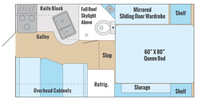 2023 ALP ADVENTURER 86FB, , floor-plans-day image number 0